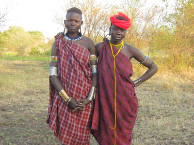 Mursi women's clothing