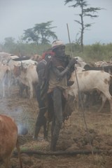 Priest at a healing ceremony