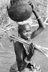 Nga Mokonyi Keketokenno, three months after her lip had been pierced